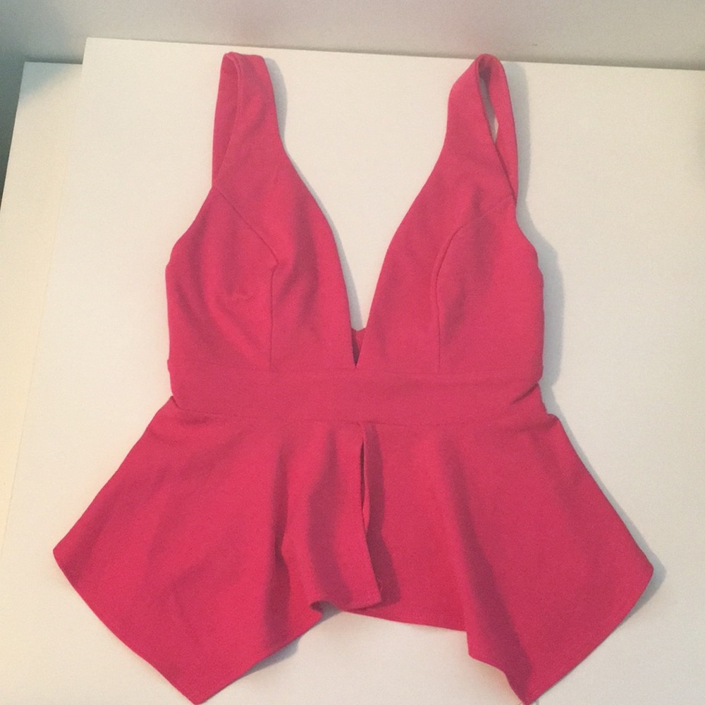 3/$20 Hot Pink Top Size S
